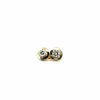 Puces d'oreilles Or Jaune Or Blanc 18k & Diamant