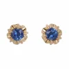 Puces d'oreilles saphirs vintage