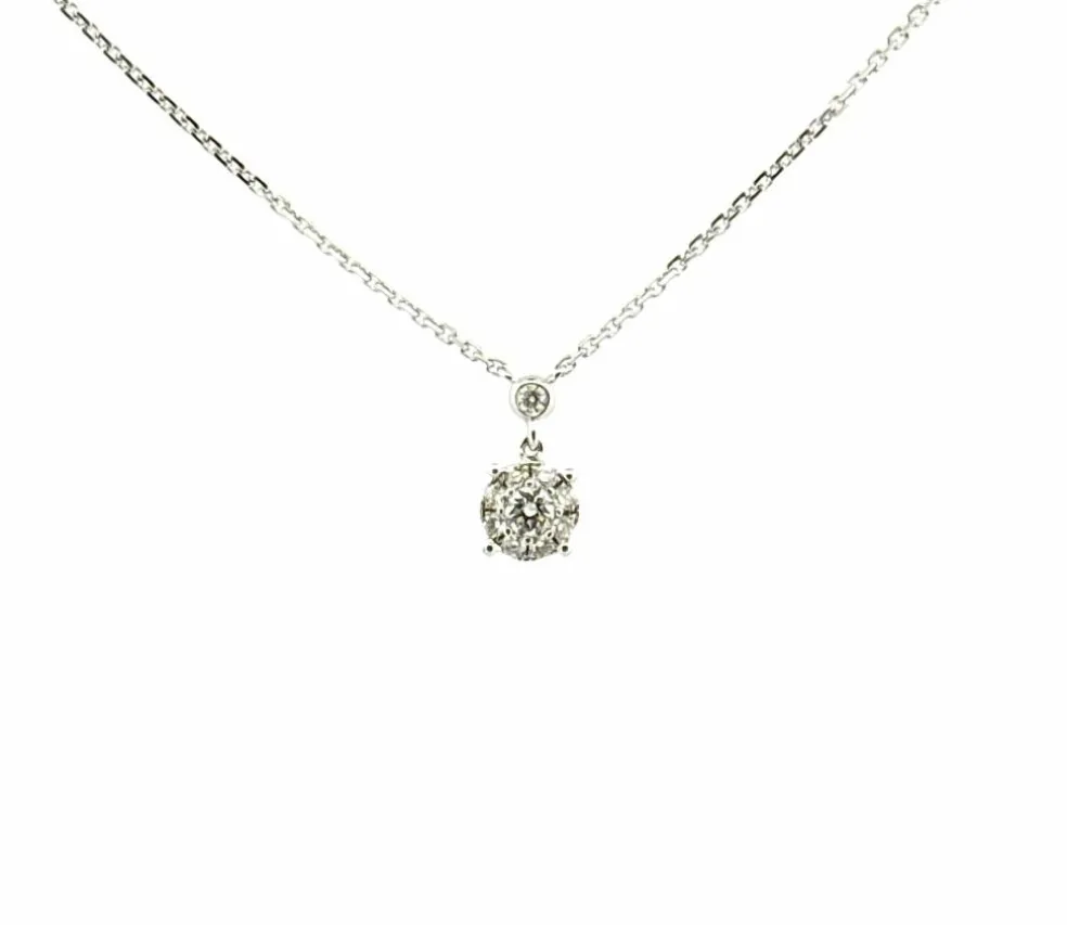 Ras de cou or blanc diamants