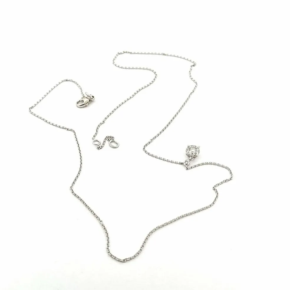 Ras de cou or blanc diamants
