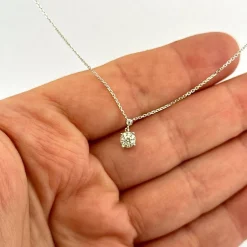 Ras de cou or blanc diamants
