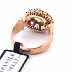 ÈRE VICTORIENNE - BAGUE EN OR ROSE 18 KT