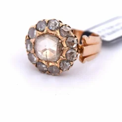 ÈRE VICTORIENNE - BAGUE EN OR ROSE 18 KT