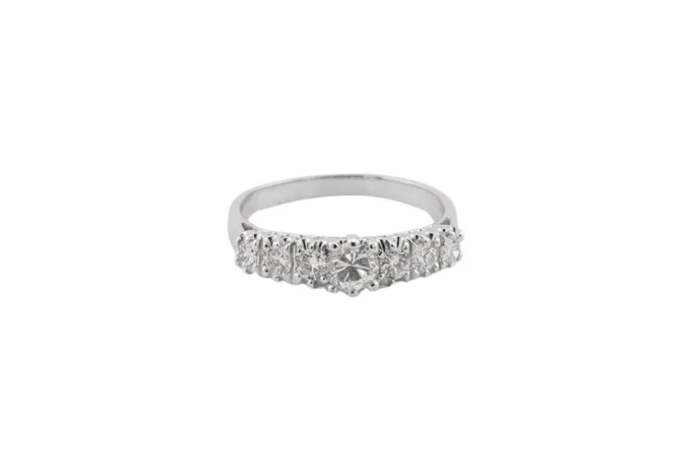 Rivière en or blanc avec diamants