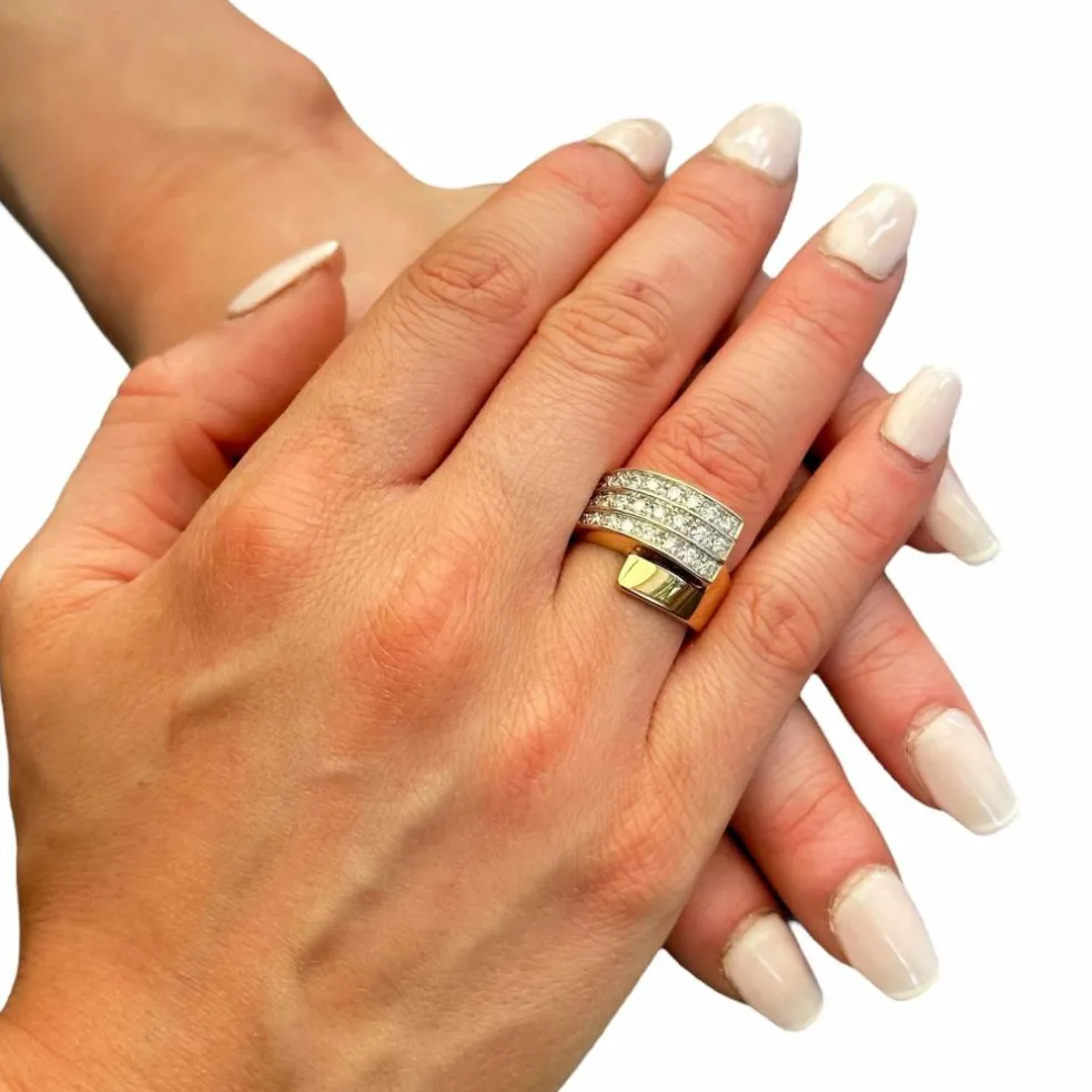 Rochas Paris - Bague or jaune diamants