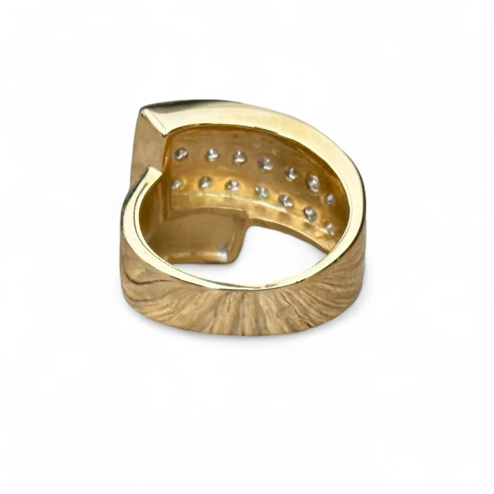 Rochas Paris - Bague or jaune diamants