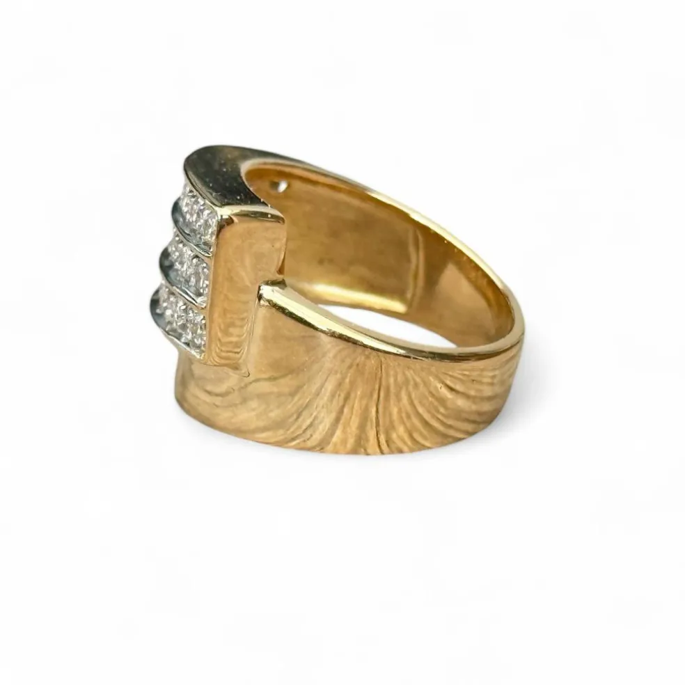 Rochas Paris - Bague or jaune diamants