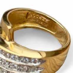 Rochas Paris - Bague or jaune diamants