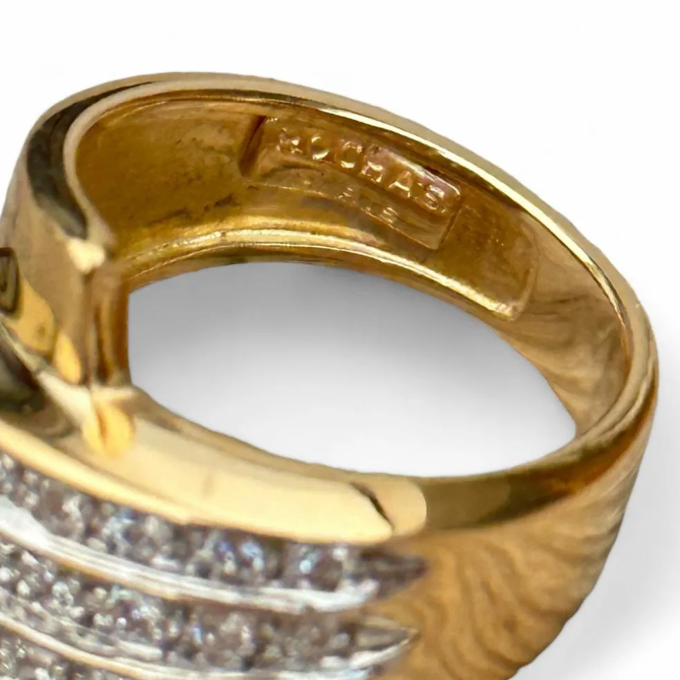Rochas Paris - Bague or jaune diamants