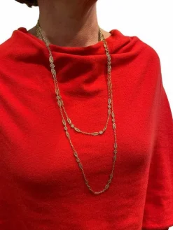 SAUTOIR ANCIEN MAILLE FILIGRANE