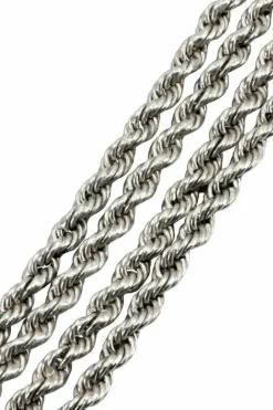 SAUTOIR ANCIEN MAILLE TORSADÉE