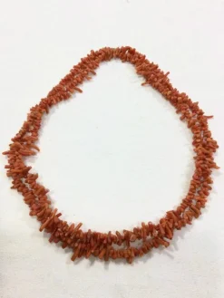 Sautoir En Corail Rouge