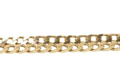 Sautoir maille goumette en or jaune