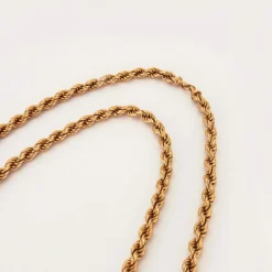 Sautoir maille torsadée