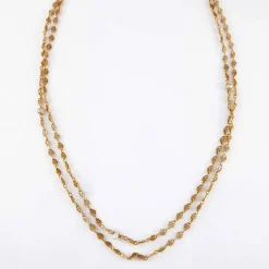 Sautoir Or jaune et Perles