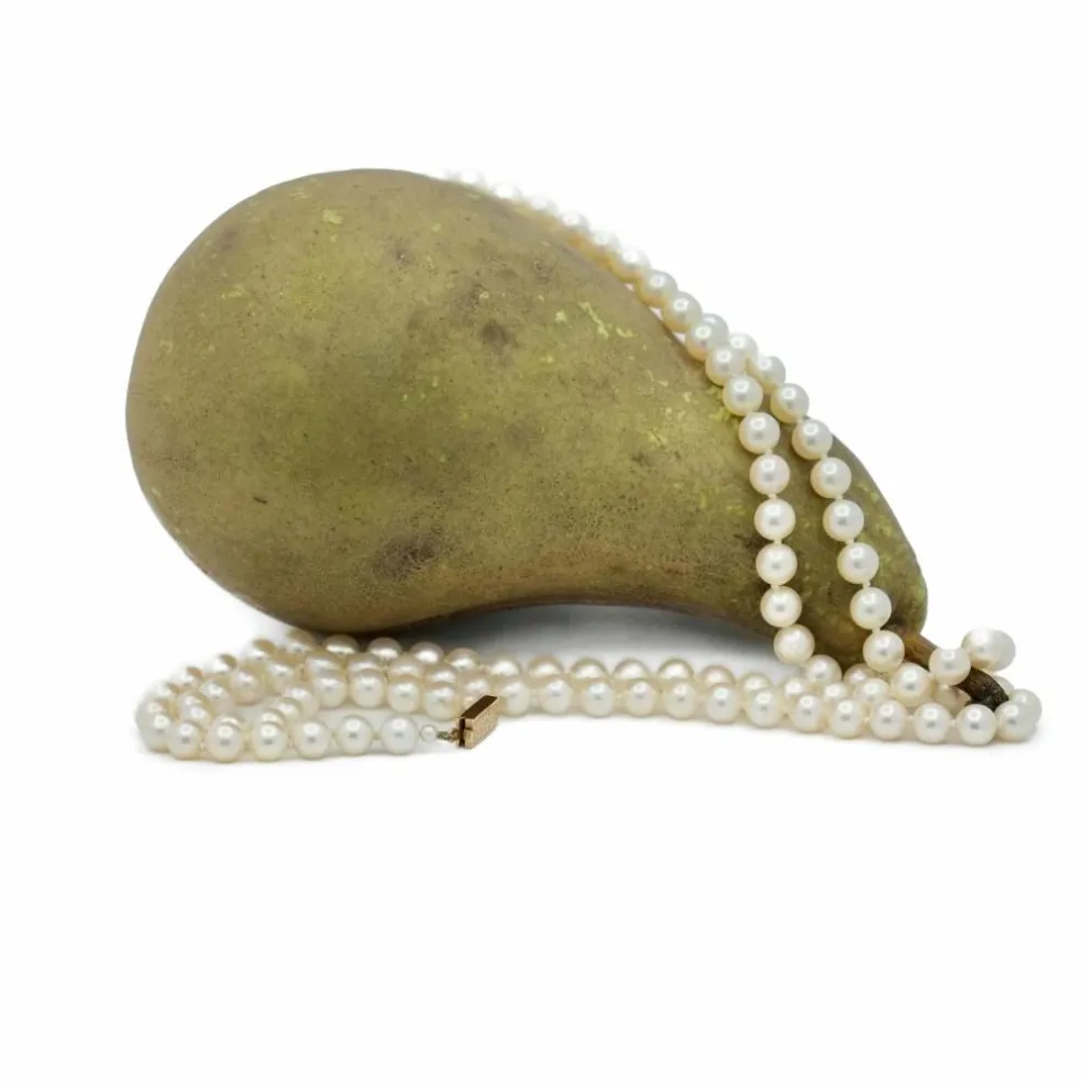 Sautoir Or jaune Perles gold