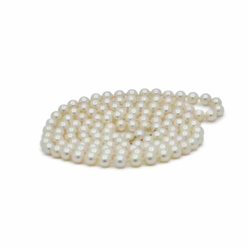 Sautoir Or jaune Perles gold
