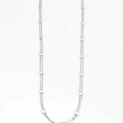 Sautoir Platine Diamants
