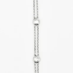 Sautoir Platine Diamants