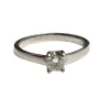 Solitaire - Collier contemporain en or 18 carats du XXe siècle avec diamant