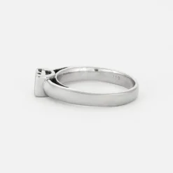 Solitaire - Diamant et or gris