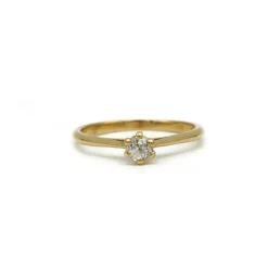 Solitaire - or et diamant