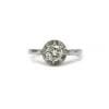 Solitaire - Or, Platine et diamant