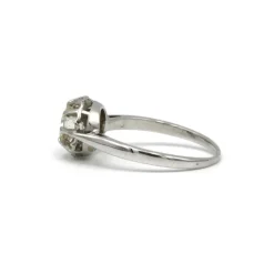 Solitaire - Or, Platine et diamant
