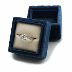 Solitaire - Platine et diamants