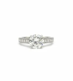 Solitaire accompagné - 1,88 carats I VVS2