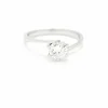 Solitaire avec diamant Ct 0,50