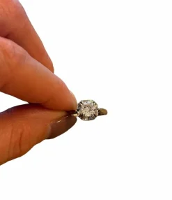 Solitaire Bague diamant platine