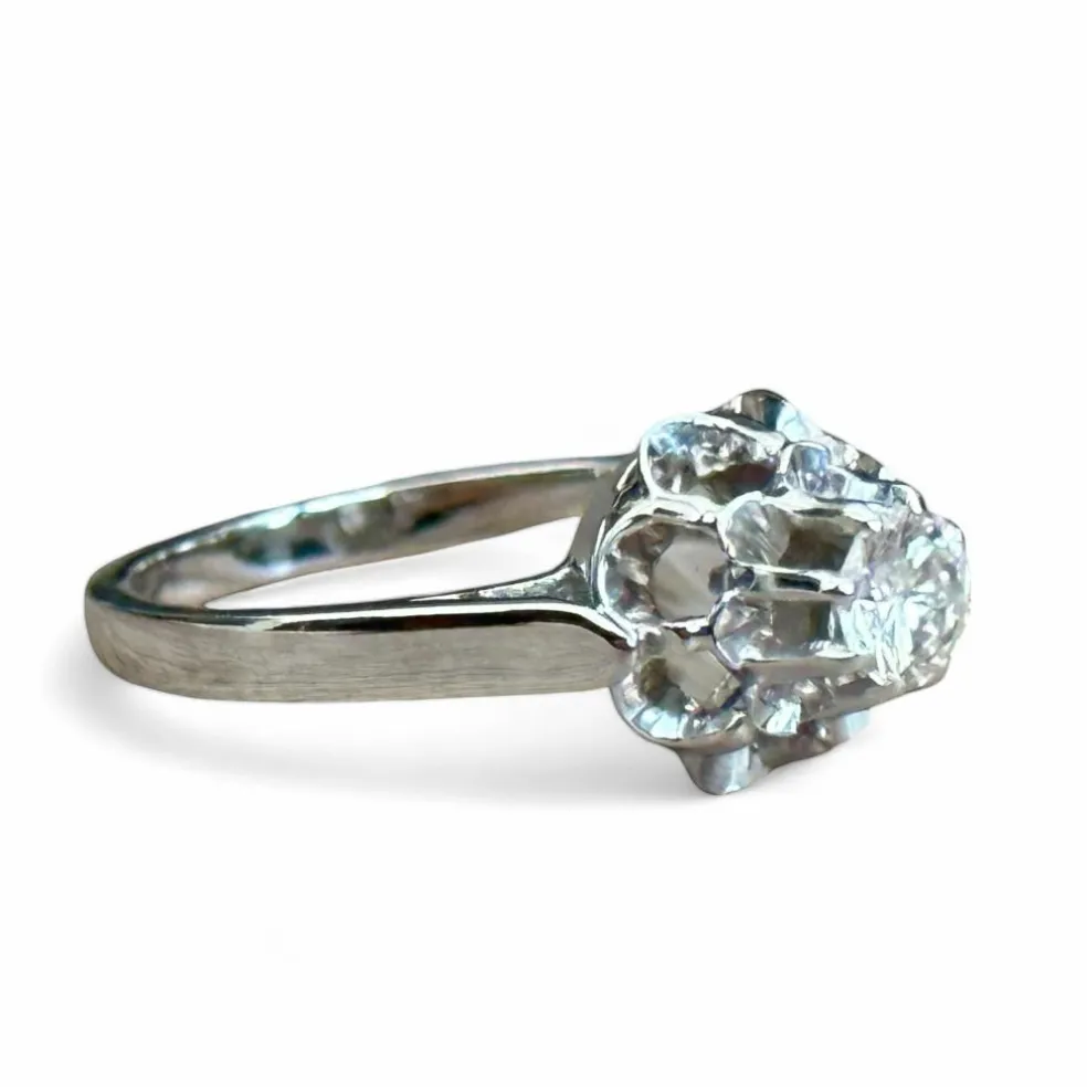 Solitaire diamant 0,33 carat