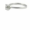 Solitaire diamant 1 carat , or blanc 18 carats