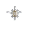Solitaire diamant couleur naturelle
