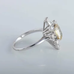 Solitaire diamant couleur naturelle