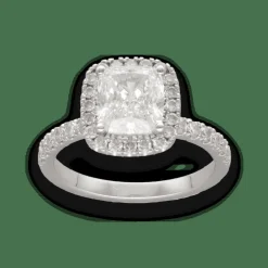 Solitaire diamant en or blanc