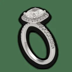 Solitaire diamant en or blanc
