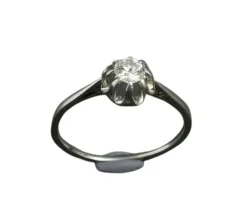 Solitaire Diamant, Monture Platine.