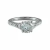 Solitaire Diamant Or blanc