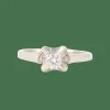 Solitaire Diamant or blanc