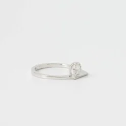solitaire diamant or blanc