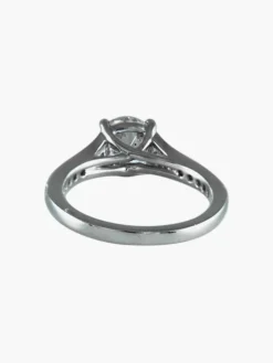 Solitaire Diamant Or blanc