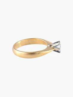 Solitaire Diamant Or Rose