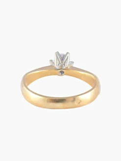Solitaire Diamant Or Rose