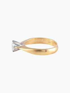 Solitaire Diamant Or Rose
