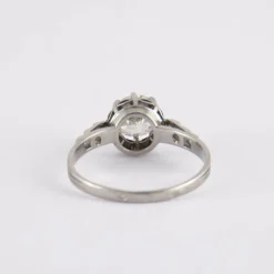 Solitaire diamant platine