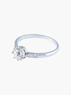 Solitaire Diamant Taille Ancienne 0,50 ct - Old Mine Cut