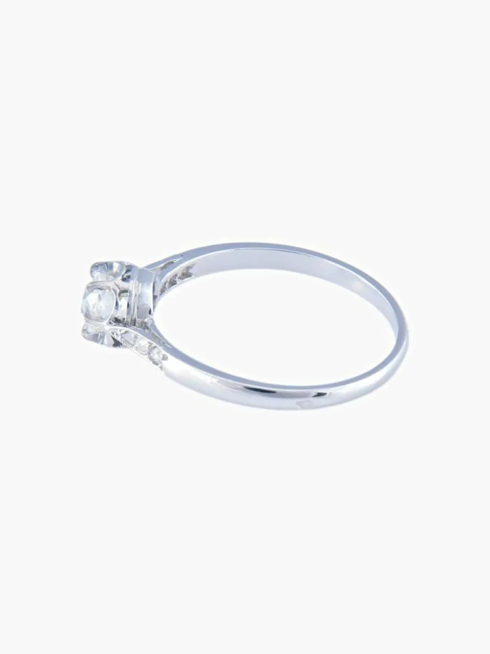 Solitaire Diamant Taille Ancienne 0,50 ct - Old Mine Cut