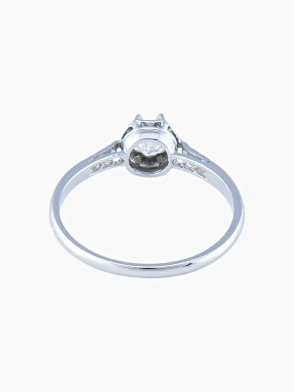Solitaire Diamant Taille Ancienne 0,50 ct - Old Mine Cut